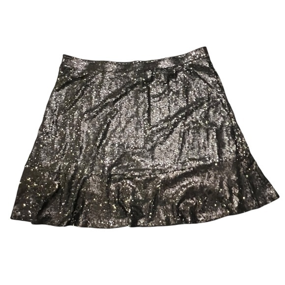 NEW Lane Bryant‎ Skirt 22/24 Plus Black Straight Pencil Mini Allover Sequins - Picture 1 of 13